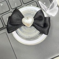 Zeallion dễ thương Hàn Quốc hồng nơ ruy băng MagSafe Grip Tok griptok giá đỡ điện thoại chủ hỗ trợ c