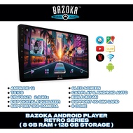 Bazoka Ts10 Android Player (8GB RAM + 128GB ROM) Android 12 Skrin QLED CarPlay 4G Kamera 360 DSP