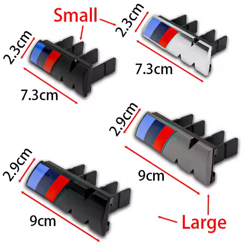 7.3cm 9cm Emblem For BMW M Logo X1 X2 X3 X4 X5 X6 F48 G01 E84 E83 F39 F10 F30 G11 G07 G86 G80 E60 3D