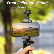 Clearance sale!! Mobile Phone Mount ABS Action Camera Front Extension Mount Adapter Part Compatible for OSMO Pocket 3