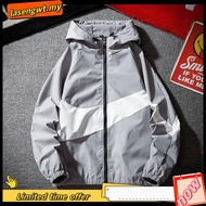 MIKAZE - HENRY Unisex Jacket Couple men women plus size sports sunscreen jacket windbreaker jaket su