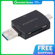 PLIO MAX SD CARD OTG USB3.0 C-TYPE MULTI READER POC-801