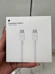 蘋果直營購入. Apple Thunderbolt 3 (USB-C) 0.8M 傳輸線/原價1190