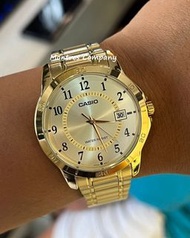Montres Company 香港註冊公司(33年老店) 卡西歐 CASIO 情侶錶 情侶裝 不鏽鋼錶帶 不鏽鋼 MTP MTPV004 MTPV004G MTP-V004 MTP-V004G MT