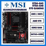 Used MSI 970-GAMING 970A SLI  970A-G46 970A-G43 AMD 970 AM3+ Motherboard DDR3 USB3.0 SATA3 ATX 32G