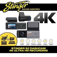 S2 Kamera Papan Pemuka Stinger S2 4K WIFI Dual-Channel Dashcam 4K Front + 1080P Rear Dashcam WIFI Co