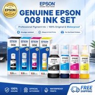 Original Epson 008 Ink Bottle Black 135ML Pigment ink for L6460 L6490 L15150 L15160 M15140 Tank Prin