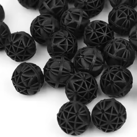 New 20Pcs Aquarium Pond Bio Balls 16/26/36mm Fish Tank Filter Media Marine Sum(16mm) Suitable Househ