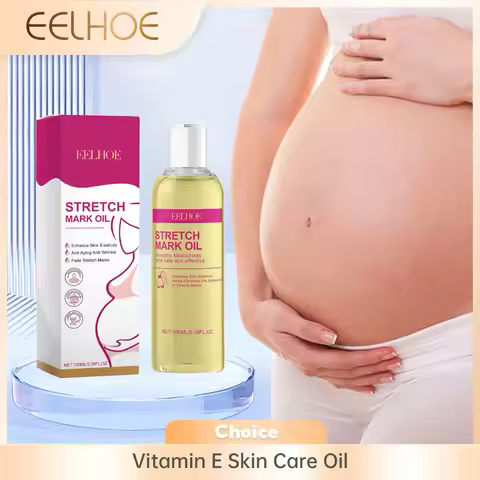 EELHOE Vitamin E Skin Care Oil Remove Pregnancy Stretch Marks Postpartum Care Elastic Skin Firming C