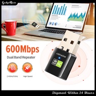 Free Driver Wifi Adapter 600Mbps Wireless USB Adapter Dual Band 2.4G/5GHz Wifi Dongle 802.11AC PC La