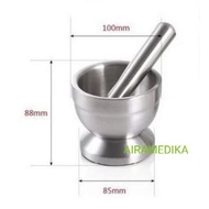 10cm Stainless Steel Medicine Pounder Mortar/Stainless Steel Multipurpose Mortar