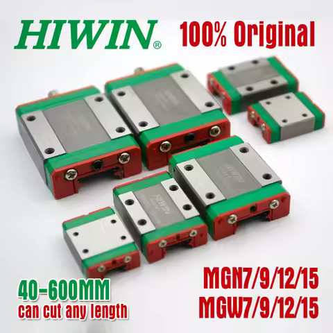 Original Hiwin mini Linear guide block carriage MGN7C MGN9C MGN12C MGN15C MGN7H MGN9H MGN12H300\350\