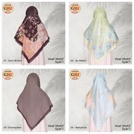 Jilbab Voal Syari MOTIF LC 130x130cm Hijab Syari motif premium Pilih