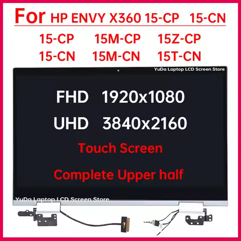 15.6 Inch Laptop LCD Touch Screen For HP ENVY x360 15-cp 15-cn 15Z-CP 15M-CP 15T-CN 15M-CN Display C