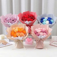 BUNDLE OF 10 MIX WAX FLOWERS, FLOWER BOUQUET FOR MOTHERS, CATHOLIC PLANTS, February 14, 8-3, October