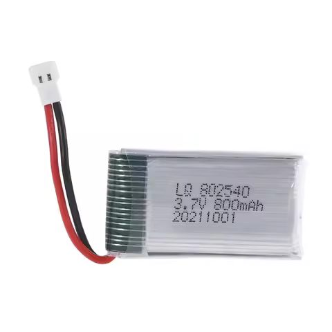3.7V 800mAh Lipo Battery, 802540 Rechargeable Lithium Battery for SYMA X5C X5C-1 X5 X5SC X5SW M68 K6