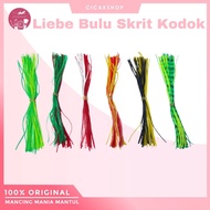 Cicakshop88 bulu kodok karet untuk bikin umpan mainan joran