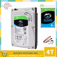 Seagate SkyHawk 3.5 HDD 4TB（ST4000VX013） 5400rpm 256M SATA III SMR