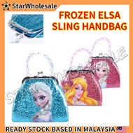 Elsa Frozen Handbag Kids Shoulder Handbag Frozen Princess Disney Sling Bag Beg Makeup Kanak Solek