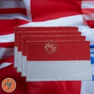 MERAH BEDGE RED AND WHITE SCOUT BET/ (10 PCS)