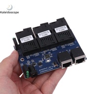 Kaleidoscope 3F2E Fast Ethernet Switch Converter 20KM Ethernet Fiber Optical Media Converter Single 