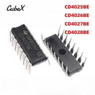 1-5PCS CD4025BE CD4026BE CD4027BE CD4028BE DIP-16 Decimal Decoder IC Chip
