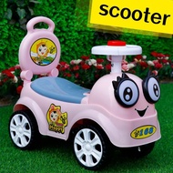 （New children's wear） Kids Scooters with Light and Music Children Cartoon Twist Car Anti-rollover Sliding Car