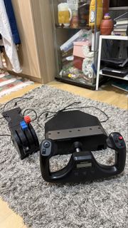 Logitech Flight Yoke and Throttle Quadrant
