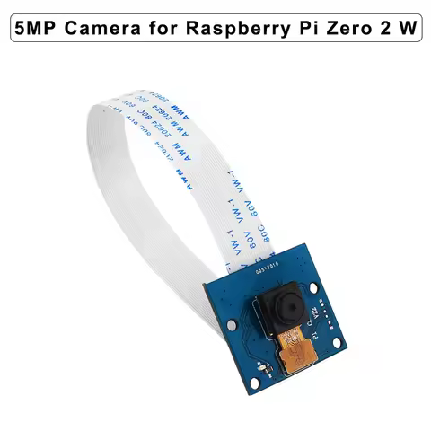 5MP Raspberry Pi Zero 2 W Camera Module 1080P 720P OV5647 Webcam Mini Bracket 50 100 200 cm FFC Cabl