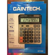 READY STOCK GAINTECH ORIGINAL GT-920 CALCULATOR