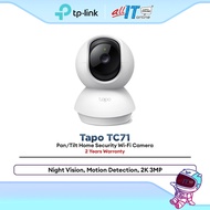 TP-Link Tapo TC71 Pan Tilt Home Security WiFi Camera 1080P Night Vision Motion Detection Smart Camer