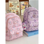kuromi school bag kuromi bag bag sekolah kuromi Kuromi Elementary School Students Girls Children's C