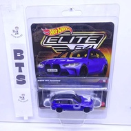 Hot Wheels Premium Elite 64 bmw M3 Touring biru FREE PROTECTOR