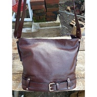 Genuine leather bag, women's shoulder bag, genuine papirut