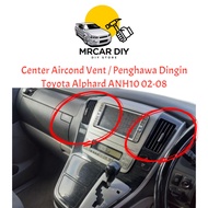 Center Aircond Vent / Penghawa Dingin Toyota Alphard ANH10 02-08 Center Air Cond Vent / Penghawa Din