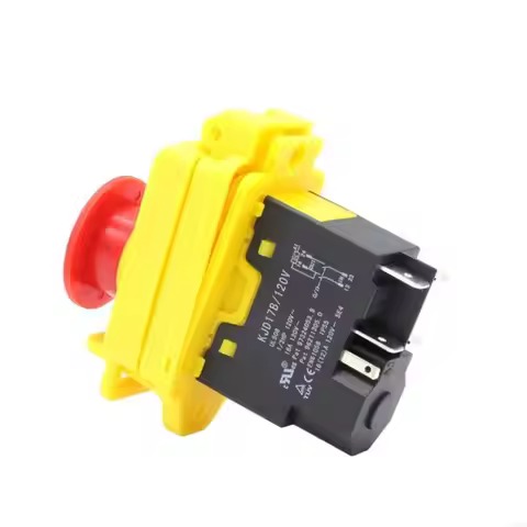 Versatile 5 Pin KJD17B Button Electromagnetic Switches 250V for Circuit Control