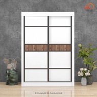 SKL_4X6FT SLIDING WARDROBE / ALMARI BAJU / White_Sliding Wardrobe_Almari Baju Sliding Door