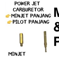 power jet carburetor main jet pilot jet extra long for swipoh carburetor hi tech