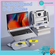 Upgraded 360° Rotating Laptop Stand Foldable Laptop Stand 360°Rotating Height Adjustable Tablet Stan