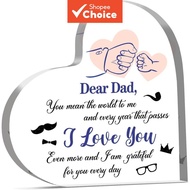 Gifts From Daughter,Fathers Day Gift For Dads,Christmas Dad,Dads Birthday Ideas,Presents Daddy,Acryl
