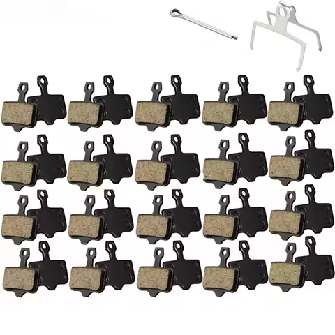 10/20/30/40/50 Pairs Organic Resin Bicycle Disc Brake Pads for Avid Elixir R/CR/E1/3/5/7/9 XO XX X7 