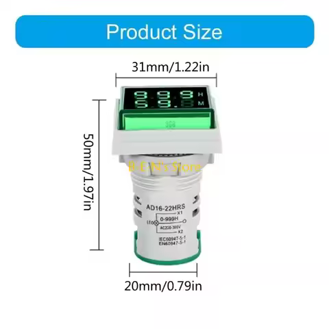 Y1AD Precisions double Display Timer LED Display for Power Communication & Machinery