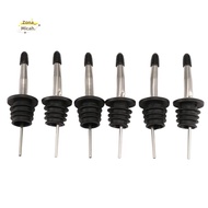 6Pcs Stainless Steel Pourers,Speed Pourer, Liquor Bottle Pourers and Vinegar Tapered Stopper Spout,w