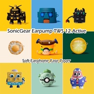 【Discount】For SonicGear Earpump TWS 12 Active Case Cool Tide Cartoon Series Soft Silicone Earphone Case Casing Cover NO.1