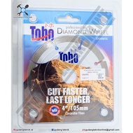 Diamond Wheel 4" DRY TOHO / Mata Pisau Potong Keramik Granit KERING 4 Inch TOHO