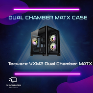 Tecware VXM2 Dual chamber MATX CPU Computer PC Case Chassis
