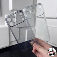 Minimalist Transparent Black Phone Case For Vivo Y300 Y37 Pro Y200 Plus GT Y300t Y300c Y200+ Y100t Y