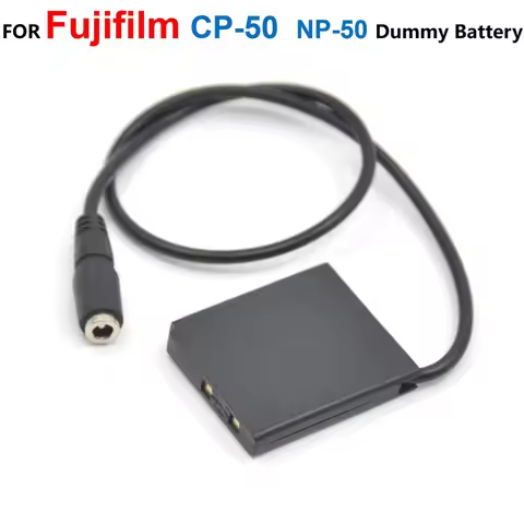 NP50 NP-50 Fake Battery CP-50 CP50 DC Coupler Power Adapter Supply For Fujifilm FinePix F300EXR F500