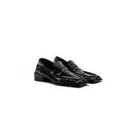 BLANK SPACE|Aggy Square Toe Crinkle Loafers