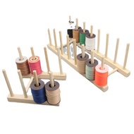 Leather handmade DIY tool storage round wax wire rack spool storage rack 8-axis 16 axis